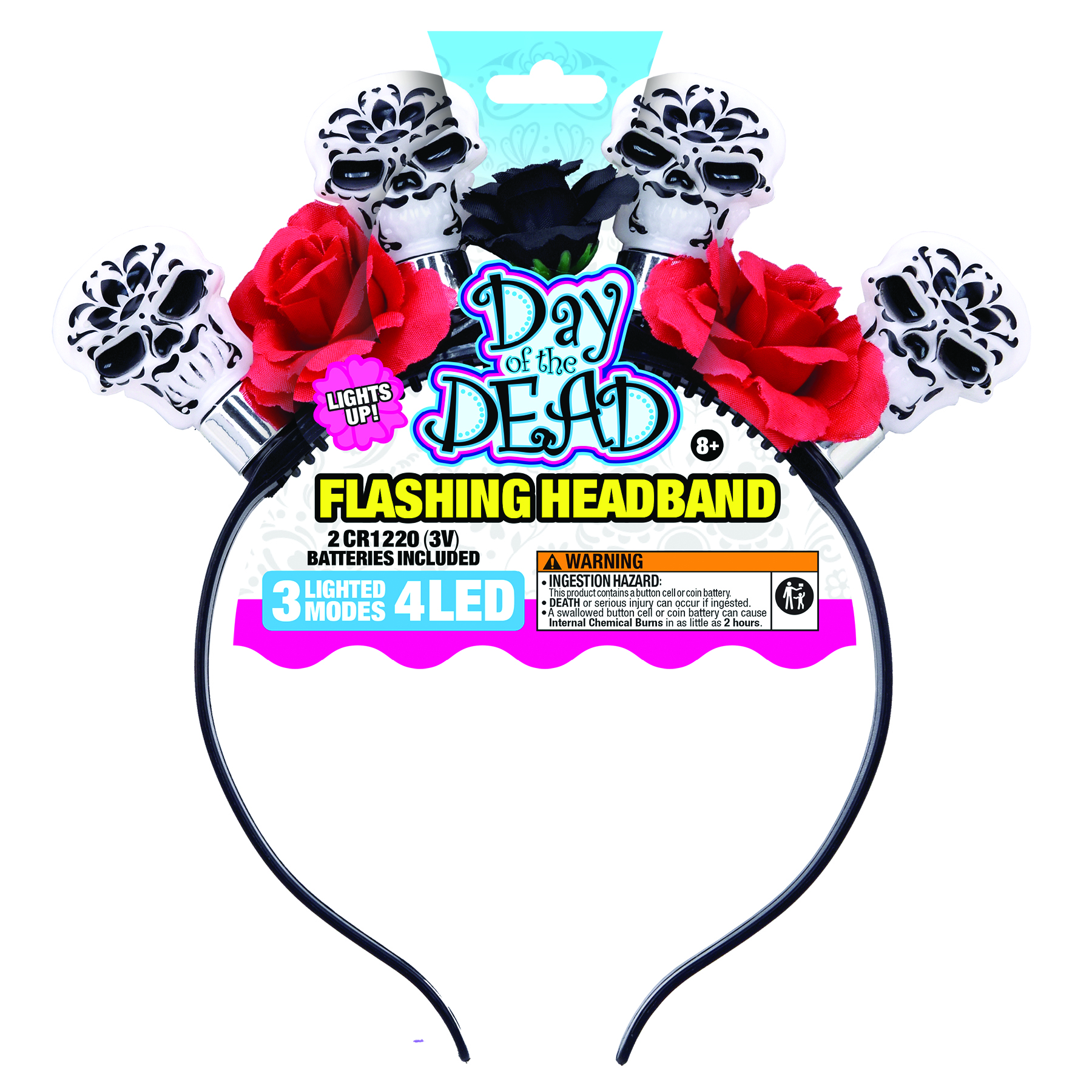 Day of the Dead LED Headband